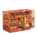 Mrs.Hunt Bakery Dollhouse Kit - Miniature Wizardi Roombox Kit F07M51-95-GB401