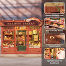 Mrs.Hunt Bakery Dollhouse Kit - Miniature Wizardi Roombox Kit F07M51-95-GB401