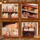 Mrs.Hunt Bakery Dollhouse Kit - Miniature Wizardi Roombox Kit F07M51-95-GB401