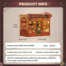 Mrs.Hunt Bakery Dollhouse Kit - Miniature Wizardi Roombox Kit F07M51-95-GB401