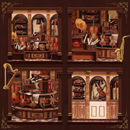 Bach Strings Dollhouse Kit - Miniature Wizardi Roombox Kit with LED Light F07M51-98-GB404