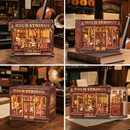 Bach Strings Dollhouse Kit - Miniature Wizardi Roombox Kit with LED Light F07M51-98-GB404