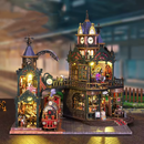 Railway City Miniature Dollhouse Kit by Wizardi F07M51-99-ES019