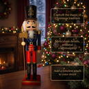 Wooden Royal Guard Nutcracker Wizardi F07M6-11 Blue