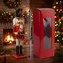 Wooden Drummer Nutcracker Wizardi F07M6-11 Red