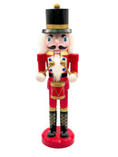 Wooden Regal Drummer Nutcracker Wizardi F07M6-13A