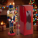 Navy Axe Guard Christmas Wooden Nutcracker 10 in by Wizardi F07M6-13C