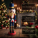 Navy Axe Guard Christmas Wooden Nutcracker 10 in by Wizardi F07M6-13C