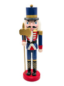 Wooden Brave Soldier Nutcracker Wizardi F07M6-13C