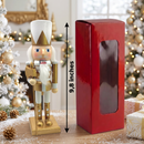 Wooden Golden Axe-Wielding Nutcracker Wizardi F07M6-14D