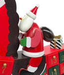 Santa's Wooden Horse Advent Calendar Wizardi F07M6-16
