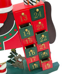 Santa's Wooden Horse Advent Calendar Wizardi F07M6-16
