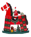 Santa's Wooden Horse Advent Calendar Wizardi F07M6-16