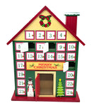 Christmas Cottage Wooden Advent Calendar Wizardi F07M6-17