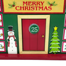 Christmas Cottage Wooden Advent Calendar Wizardi F07M6-17