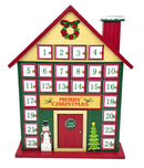 Christmas Cottage Wooden Advent Calendar Wizardi F07M6-17