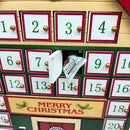 Christmas Cottage Wooden Advent Calendar Wizardi F07M6-17