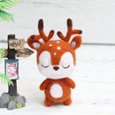 Deer Needle Felting Kit. Wizardi DIY Wool Craft Kit F07N8-W2