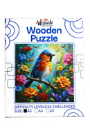 Bird in the Garden - Jigsaw Wooden Puzzle by Wizardi F07N9-11