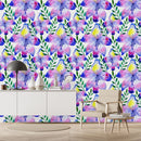 Modish Large Flowers Wallpaper