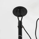 20 Inch Vistula Outdoor DC Motor Black Industrial Hanging Buckle Downrod Ceiling Fan with Light