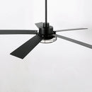52 Inch Bernice DC Motor Industrial Downrod Ceiling Fan with LED Light and Remote Control