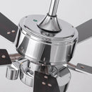 52 Inch Arlen Double-sided Blades Downrod Mount LED Ceiling Fan with Remote Control
