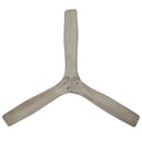 54 Inch Ward Solid Wood Blades Flush Mount Ceiling Fan with Remote Control