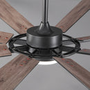 60 Inch 72 Inch Windmill Downrod Mount LED Ceiling Fan with Remote and APP Control