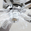 52 Inch Rory Modern Downrod Mount LED Ceiling Fan with Remote Control