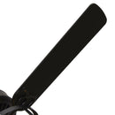 52" Urbana In Indoor Matte Black Industrial Ceiling Fan with Pull Chain and Light Kit