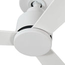 52" Zelda Industrial DC Motor Downrod Mount Reversible Ceiling Fan with Remote Control