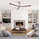 52 Inch Esther 3-Blades Modern Downrod Mount Ceiling Fan with Remote Control