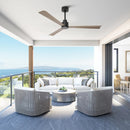 52 Inch Esther 3-Blades Modern Downrod Mount Ceiling Fan with Remote Control