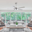 52" Vendome Industrial Downrod Mount Reversible Ceiling Fan with Lighting and Remote Control