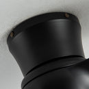 31" Mazon Modern DC Motor Flush Mount Reversible Ceiling Fan with LED Lighting and Remote Control
