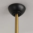 52" DC Motor 3 Blades Modern Downrod Mount Smart Fan with LED Light