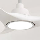 52" DC Motor 3 Blades Modern Downrod Mount Smart Fan with LED Light