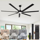 Padus Large Ceiling Fan with Dimmable Light and Remote Control