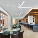 72 Inch 84 Inch Winni IPX4 Outdoor Downrod Mount Ceiling Fan with Remote Control