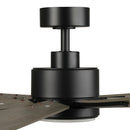 72 Inch Aries Black Downrod Mount LED Windmill Ceiling Fan with Remote Control