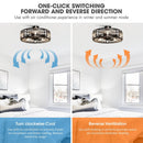 27" Wright Modern DC Motor Downrod Mount Reversible Crystal Ceiling Fan with Lighting and Remote Control