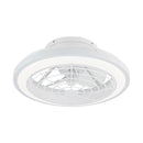 20" Ikon Modern DC Motor Flush Mount Reversible Ceiling Fan with Lighting and Remote Control