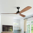 60" Newbury Industrial DC Motor Downrod Mount Reversible Ceiling Fan with Lighting and Remote Control