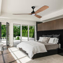 60" Newbury Industrial DC Motor Downrod Mount Reversible Ceiling Fan with Lighting and Remote Control