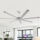 84 Inch 100 Inch Silent Storm Extra Large Ceiling Fan with Remote Control