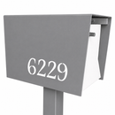 UptownBox-2.0 in TEXTURED GRAY METALLIC - Modern Mailbox