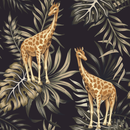 Stylish Giraffe Pattern Wallpaper