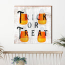 Farmhouse Halloween Candy Corn Sign | Wall Art Print on Real Wood