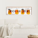 Farmhouse Halloween Candy Corn Sign | Wall Art Print on Real Wood